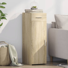 Berkfield Sideboard Sonoma Oak 30x42.5x93 cm Engineered Wood
