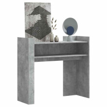 Berkfield Console Table Concrete Grey 100x35x90 cm Engineered Wood