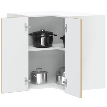 Berkfield Kitchen Wall Corner Cabinet Lucca Artisan Oak Engineered Wood