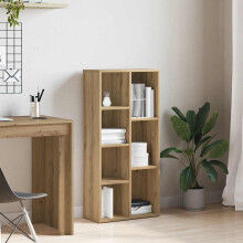 Berkfield Book Cabinet Artisan Oak 50x25x104 cm