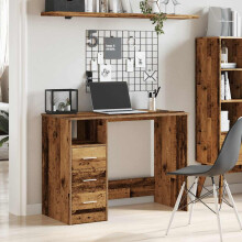 Berkfield Desk Old Wood 102x50x76 cm Engineered Wood