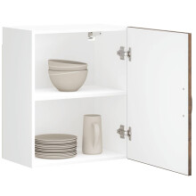 Berkfield Kitchen Wall Cabinet Lucca Smoked Oak Engineered Wood