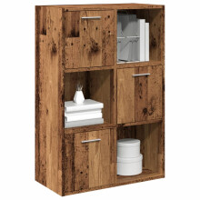 Berkfield Bookshelf Old Wood 60.5x30x90 cm Engineered Wood