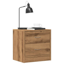 Berkfield Bedside Cabinets 2 pcs Artisian Oak 40x30x40 cm Engineered Wood