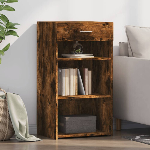 Berkfield Sideboard Smoked Oak 50x42.5x93 cm Engineered Wood