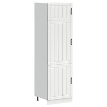 Berkfield Kitchen Cupboard Lucca White Engineered Wood