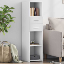 Berkfield Highboard White 30x42.5x124 cm Engineered Wood