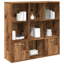 Berkfield Book Cabinet Old Wood 98x29x97.5 cm Engineered Wood