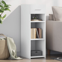Berkfield Sideboard White 30x42.5x93 cm Engineered Wood