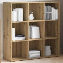 Berkfield Book Cabinet Artisan Oak 98x29x97.5 cm