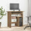 Berkfield Desk Artisan Oak 80x45x74 cm Engineered Wood 1