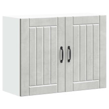 Berkfield Kitchen Wall Cabinet Lucca Concrete Grey Engineered Wood