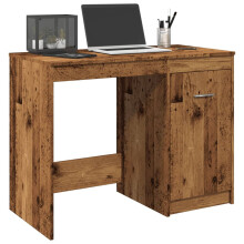 Berkfield Desk Old Wood 100x50x76 cm Engineered Wood
