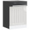 Berkfield Dishwasher Panel Lucca High Gloss White Engineered Wood 1
