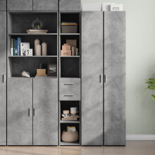Berkfield Highboard Concrete Grey 30x42.5x185 cm Engineered Wood