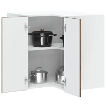 Berkfield Kitchen Wall Corner Cabinet Lucca Smoked Oak Engineered Wood