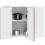 Berkfield Kitchen Wall Corner Cabinet Lucca Smoked Oak Engineered Wood 1
