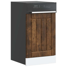 Berkfield Dishwasher Panel Lucca Smoked Oak Engineered Wood