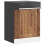 Berkfield Dishwasher Panel Lucca Old Wood Engineered Wood 1