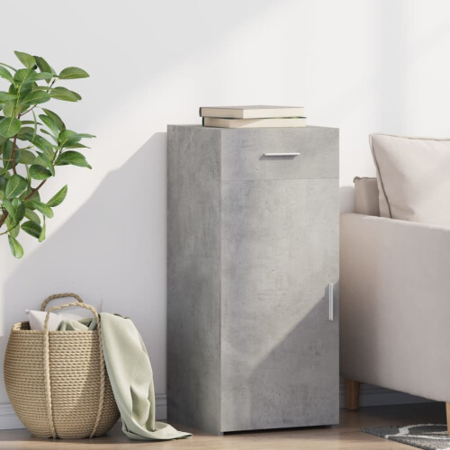 Berkfield Sideboard Concrete Grey 40x42.5x93 cm Engineered Wood