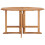 Berkfield Folding Garden Dining Table 110x110x75 cm Solid Wood Teak 3
