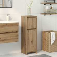 Berkfield Bathroom Cabinet Artisan Oak 30x30x95 cm Engineered Wood