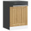 Berkfield Dishwasher Panel Lucca Artisan Oak Engineered Wood 1