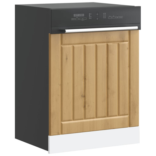 Berkfield Dishwasher Panel Lucca Artisan Oak Engineered Wood