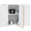 Berkfield Kitchen Wall Corner Cabinet Lucca Old Wood Engineered Wood 1