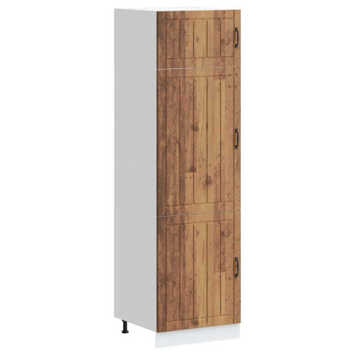 Berkfield Kitchen Cupboard Lucca Old Wood Engineered Wood