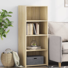 Berkfield Highboard Sonoma Oak 50x41x124 cm Engineered Wood