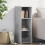 Berkfield Sideboard Concrete Grey 30x41x93 cm Engineered Wood 1
