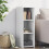 Berkfield Sideboard White 30x41x93 cm Engineered Wood 1