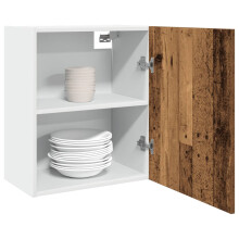 Berkfield Hanging Cabinet Lyon Old Wood 50x31x60 cm Engineered Wood