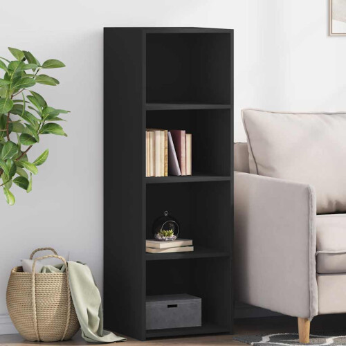 Berkfield Highboard Black 40x41x124 cm Engineered Wood