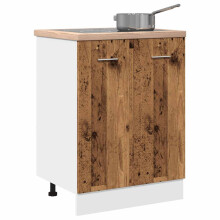 Berkfield Bottom Cabinet Lyon Old Wood 60x46x81.5 cm Engineered Wood