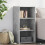 Berkfield Sideboard Concrete Grey 45x41x93 cm Engineered Wood 1