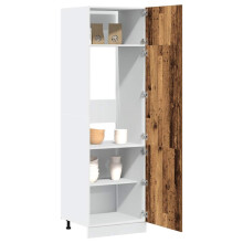Berkfield Refrigerator Cabinet Lyon Old Wood 60x57x207 cm Engineered Wood