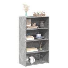 Berkfield Highboard Concrete Grey 70x41x124 cm Engineered Wood