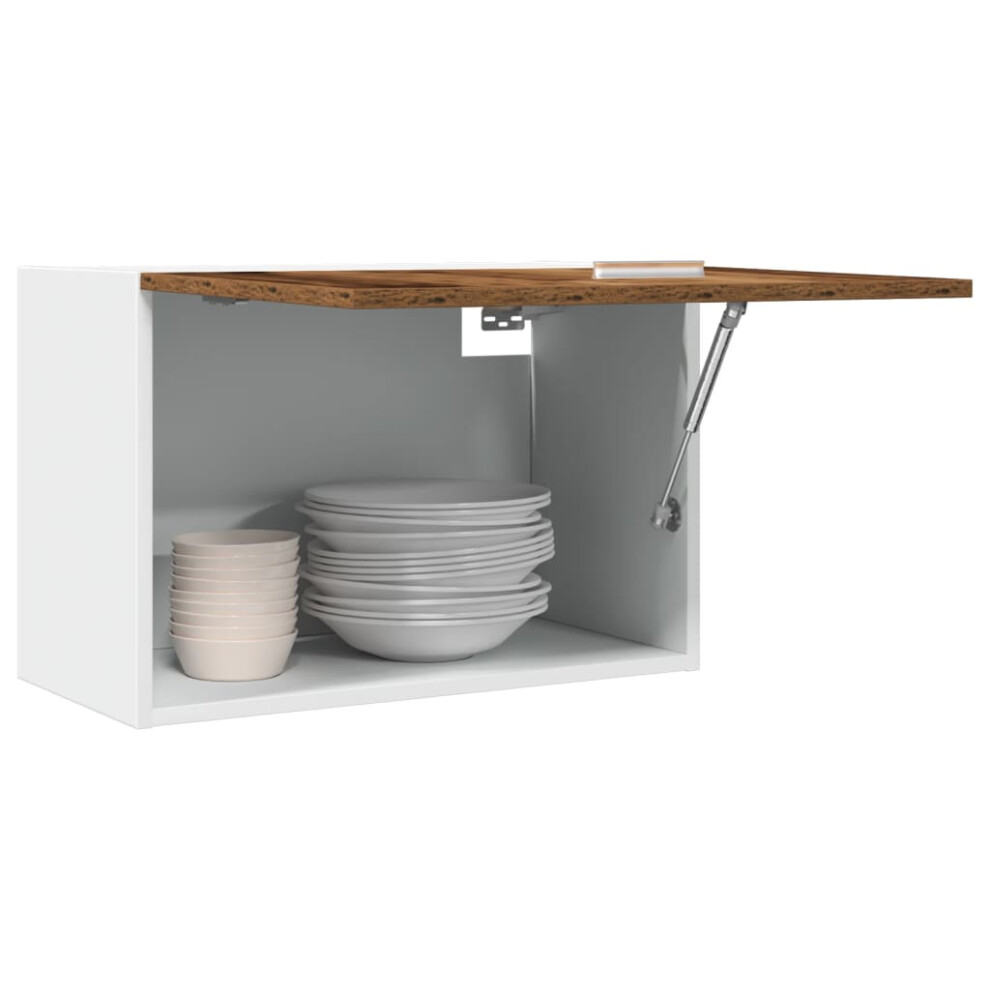 Berkfield Hanging Cabinet Lyon Old Wood 60X31x40 Cm Engineered Wood 847758360068