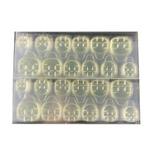 UltraThin Nail Adhesive Tabs and Jelly Glue for Fake Nails, Odorless Clear Strong Hold, Yellow