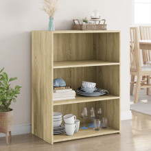 Berkfield Sideboard Sonoma Oak 70x41x93 cm Engineered Wood