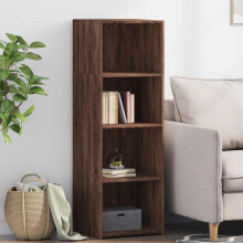 Berkfield Highboard Brown Oak 40x41x124 cm Engineered Wood