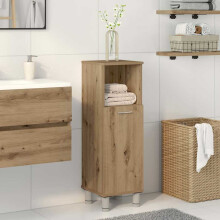 Berkfield Bathroom Cabinet Artisan Oak 30x30x95 cm Engineered Wood
