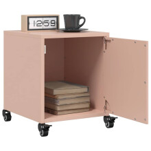 Berkfield Bedside Cabinets 2 pcs Pink 36x39x43.5 cm Steel