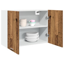 Berkfield Hanging Cabinet Lyon Old Wood 80x31x60 cm Engineered Wood