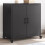 Berkfield Sideboard Black 68x39x72 cm Steel 1
