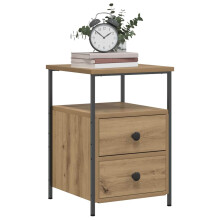 Berkfield Bedside Cabinets 2 pcs Artisan Oak 34x35.5x50 cm Engineered Wood
