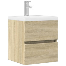 Berkfield Sink Cabinet Sonoma Oak 41x38.5x45 cm Engineered Wood