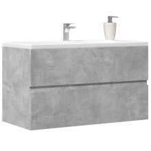 Berkfield Bathroom Hanging Cabinet Concrete Grey 80x38.5x45 cm Engineered Wood